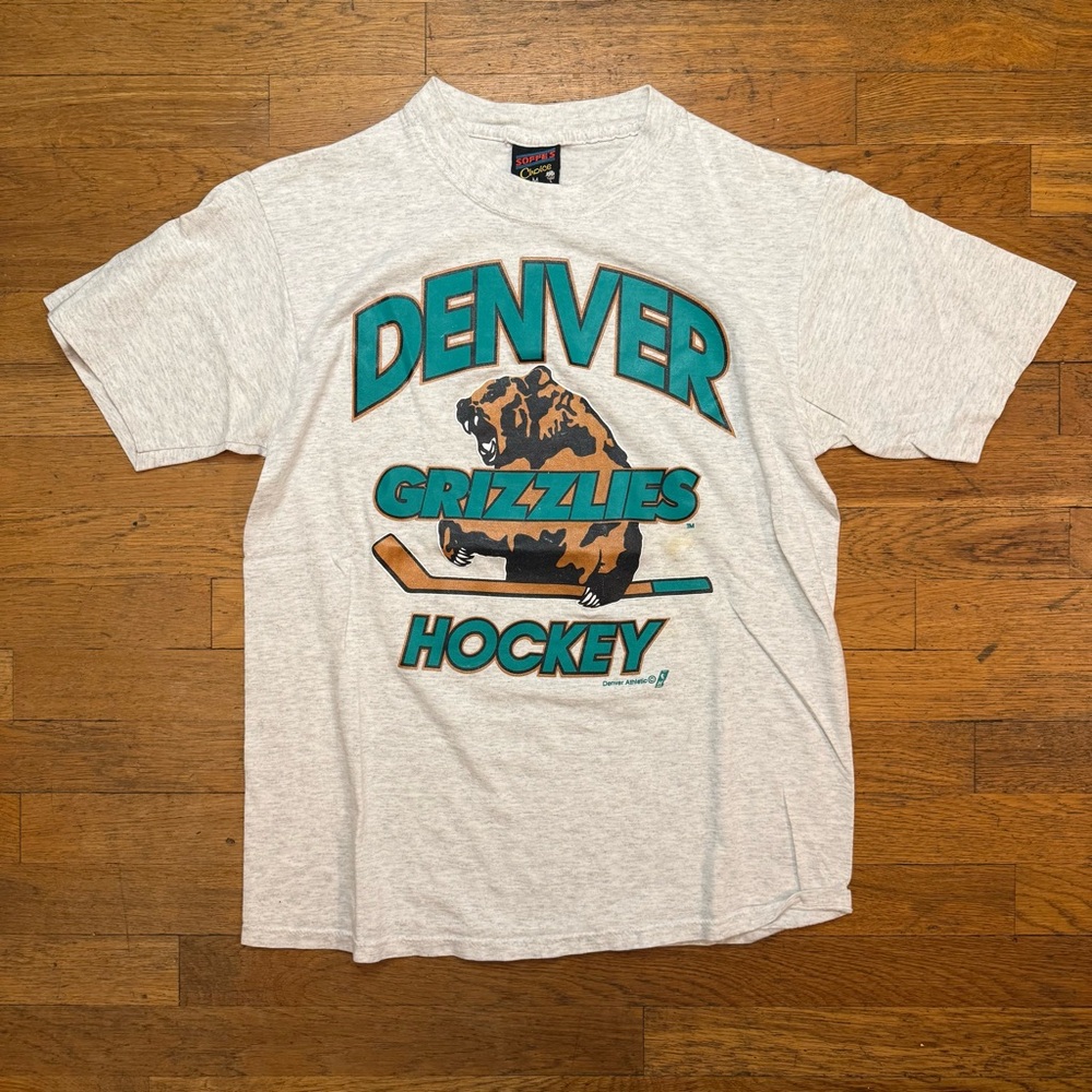 Vintage 90s Denver Grizzlies Hockey Tee